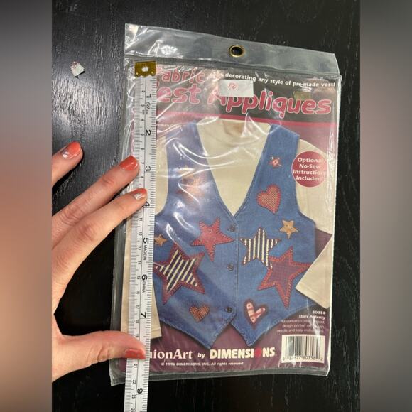 90s sewing pattern applique- cute unique craft vintage sewing instructions - Picture 6 of 7